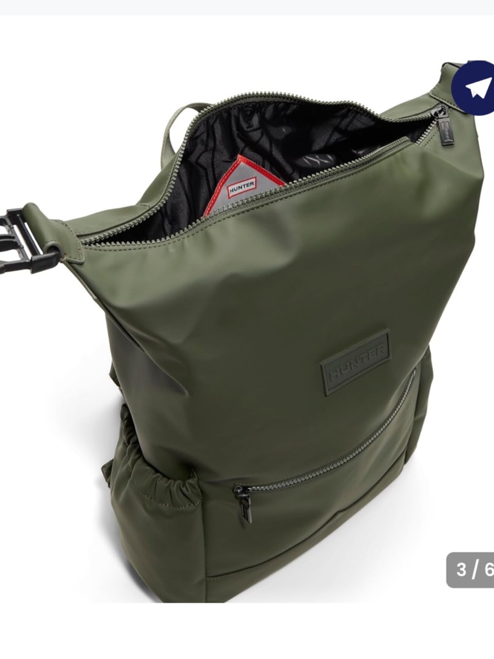 Hunter top clip backpack